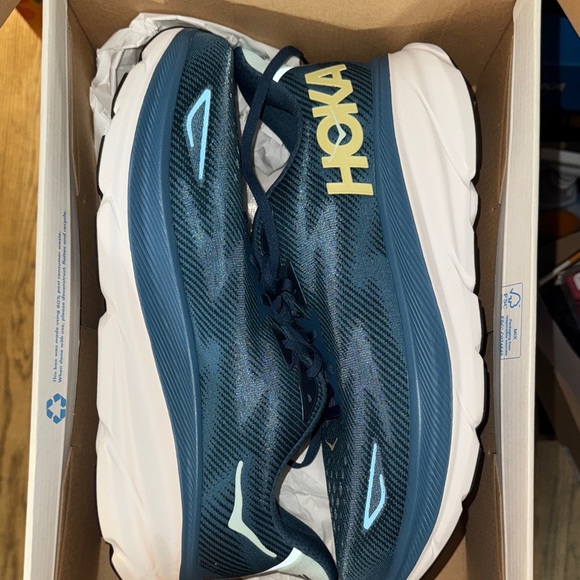 Hoka Navy and White Athletic Shoes - Picture 1 of 2